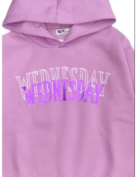 Nek Kids Wear Παιδικό Φούτερ Λιλά