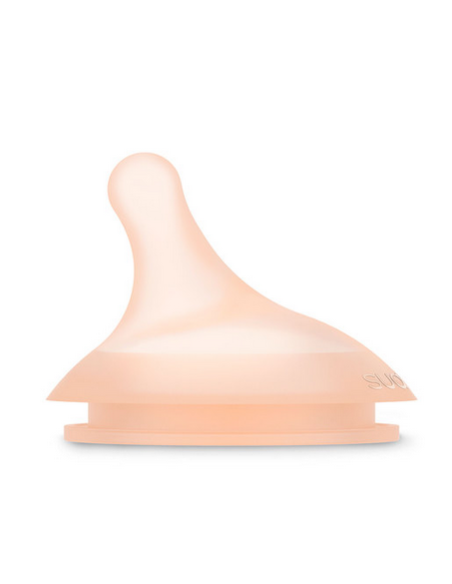 SUAVINEX Θηλή Σιλικόνης Anti Colic Zero 2τμχ Γρήγορης Ροής 6m+