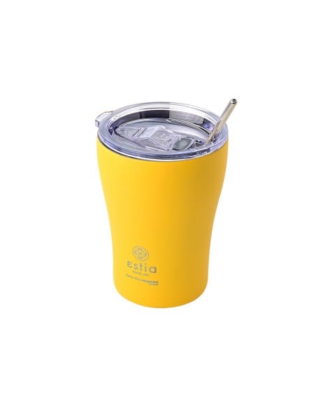 ESTIA Θερμός Coffee Mugs Save The Aegean Pineapple Yellow 350ml