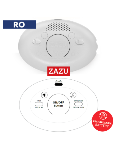 ZAZU Ro Rabbit Ζωάκι με Λευκούς Ήχους, Φως και...