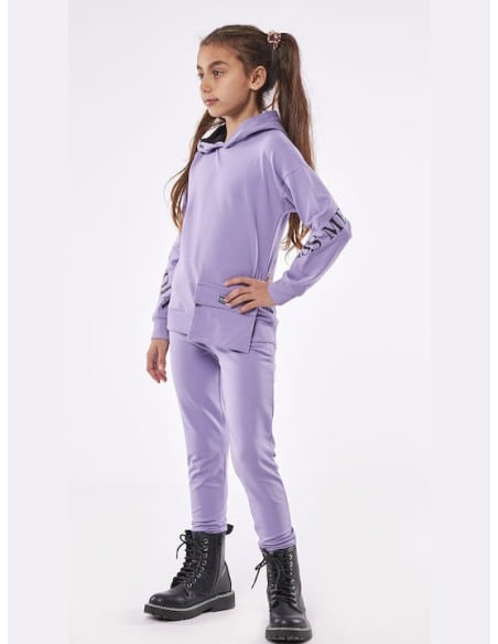 EBITA FASHION Παιδικό Σετ Φόρμα 2τμχ Μωβ