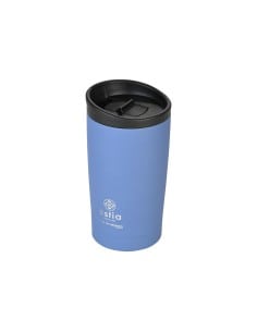 ESTIA Θερμός Travel Mug Save The Aegean Denim Blue 350ml 2