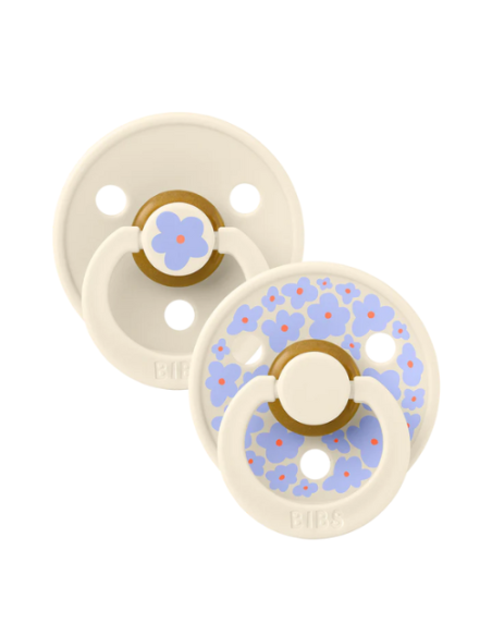 BIBS Πιπίλες Studio Colour Latex 2pack Jasmine Ivory Mix No1
