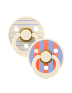 BIBS Πιπίλες Studio Colour Latex 2pack Pin Ivory - Hash... 2