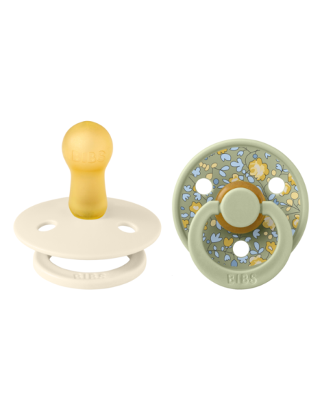 BIBS Πιπίλες X Liberty Round Latex 2pack Eloise Sage Mix No2