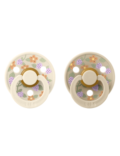 BIBS Πιπίλες X Liberty Round Latex 2pack Strawberries -... 2