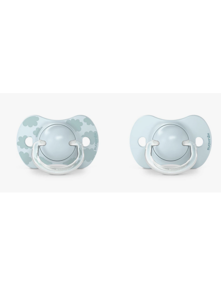 SUAVINEX Πιπίλα Σιλικόνης Symmetrical Sx Pro 2τμχ Dreams Blue 0-6m
