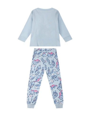 ENERGIERS Παιδική Πυτζάμα 2τμχ Σιελ
