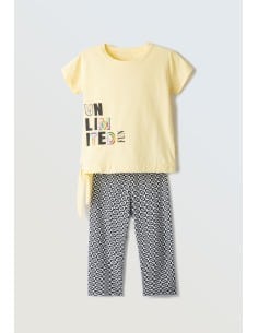 EBITA FASHION Παιδικό Σετ Κολάν 2τμχ Κίτρινο