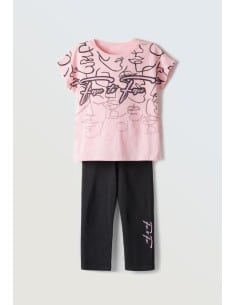 EBITA FASHION Παιδικό Σετ Κολάν 2τμχ Ροζ
