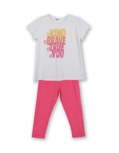 NEK KIDSWEAR Παιδικό Σετ Κολάν 2τμχ Λευκό