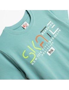 FUNKY FOR BABY Παιδικό Σετ Βερμούδα Μακό 2τμχ Οινοπνευματι 2