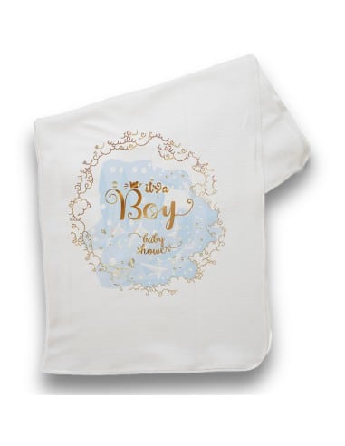 BONJOUR BEBE Πάνα Πικέ Boy Baby Shower