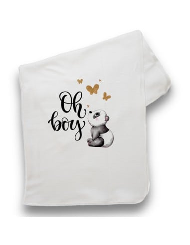 BONJOUR BEBE Πάνα Πικέ Panda Oh Boy