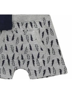 FUNKY FOR BABY Βρεφικό Σετ Βερμούδα Μακό 2τμχ Μπλε 2
