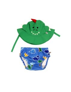 ZOOCCHINI Αντηλιακό Σετ Μαγιό Με Καπέλο Dino