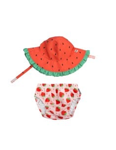 ZOOCCHINI Αντηλιακό Σετ Μαγιό Με Καπέλο Strawberry