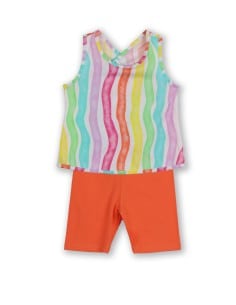 NEK KIDSWEAR Παιδικό Σετ Σορτς 2τμχ Κοραλί