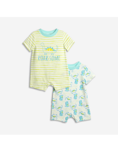 FUNKY FOR BABY Βρεφικό Φορμάκι Σετ 2τμχ Εκρού...
