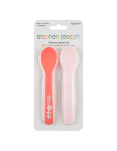 STEPHEN JOSEPH Κουταλάκια Σιλικόνης 2τμχ Coral Flower 2