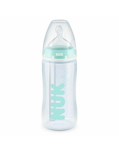NUK Μπιμπέρο Πλαστικό Anti-Colic Με Θηλή Σιλικόνης 300ml 0-6m