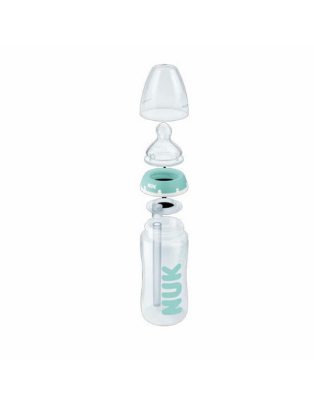 NUK Μπιμπέρο Πλαστικό Anti-Colic Με Θηλή Σιλικόνης 300ml 0-6m