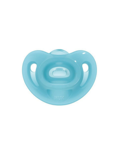 NUK Sensitive Πιπίλα Σιλικόνης 0-6m Μπλε 1τμχ