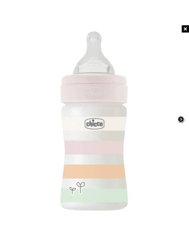 CHICCO Μπιμπερό Πλαστικό Well Being Girl 0m+ 150ml