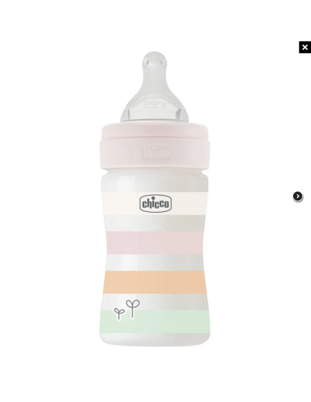 CHICCO Μπιμπερό Πλαστικό Well Being Girl 0m+ 150ml