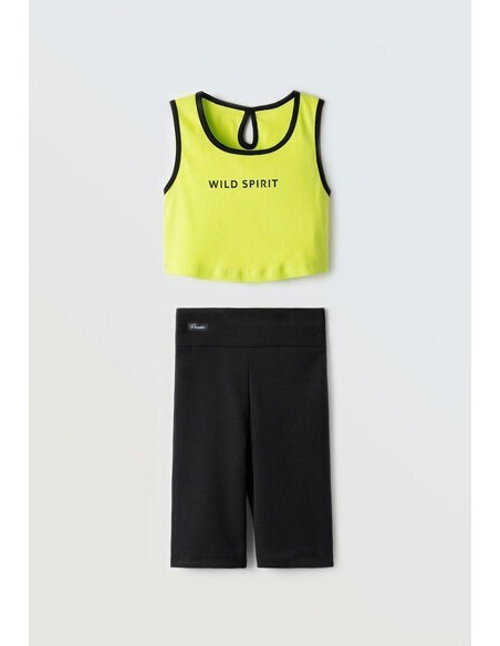 EBITA FASHION Παιδικό Σετ Κολάν 2τμχ Λαχανί