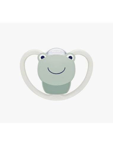NUK Space Πιπίλα Σιλικόνης Frog 0-6m 1τμχ