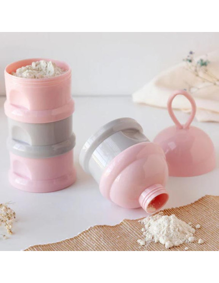 KIOKIDS Δοσομετρητής Γάλακτος 4 Θέσεων Pink