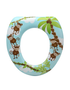 KIOKIDS Εκπαιδευτικό Κάθισμα Λεκάνης Μαλακό Monkey 12m+