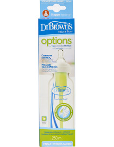 DR BROWNS Μπιμπερό Πλαστικό με Στενό Λαιμό Options 250ml 2