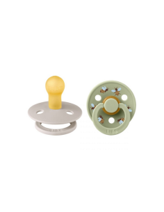 BIBS Πιπίλες Studio Round Latex Bubblebee 2pack...