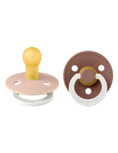 BIBS Πιπίλες Coulor Round Glow Latex 2pack... 2