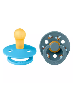 BIBS Πιπίλες Studio Round Latex Bubblebee 2pack...