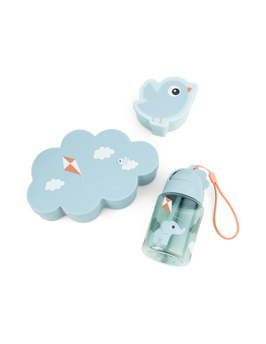 DONE BY DEER Σετ Φαγητού 3τμχ Tiny Playgroud Blue