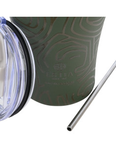 ESTIA Θερμός Coffee Mugs Save The Aegean Olive Flow 350ml 2