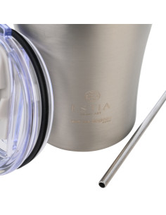 ESTIA Θερμός Coffee Mugs Save The Aegean Steel Flow 350ml 2