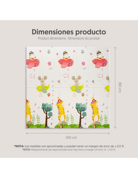 INTERBABY Εκπαιδευτικό Χαλάκι Forest 180 x 200 cm