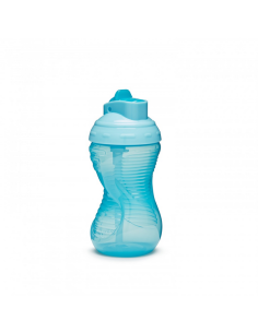 MUNCHKIN Εκπαιδευτικό Ποτήρι Με Καλαμάκι 12m+ Σιέλ 296ml 2