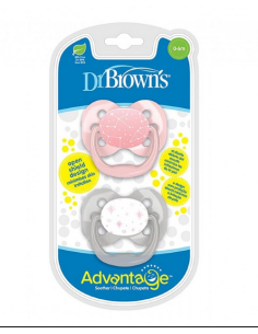 DR BROWNS Πιπίλα Advantge 0-6 μηνών 2τμχ 2
