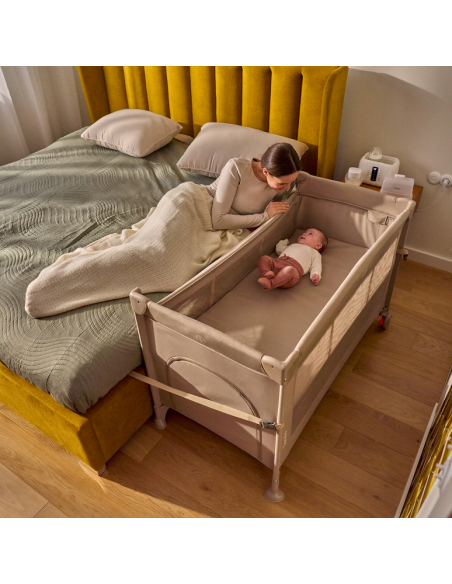 Lionelo Ellen Παρκοκρέβατο Συγκοίμησης 2 επιπέδων Beige Sand