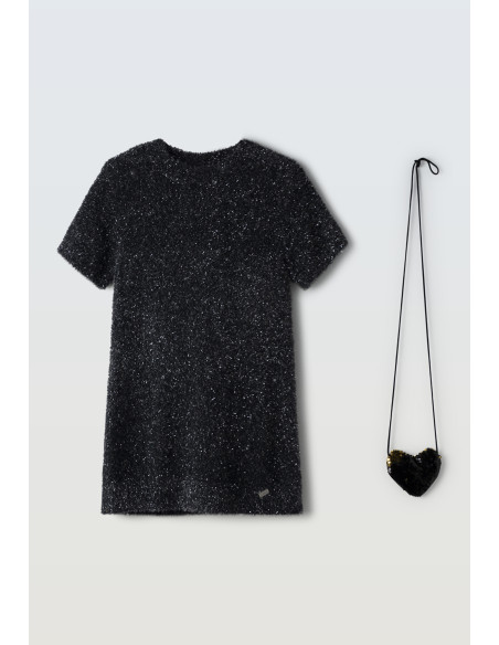 EBITA FASHION Παιδικό Φόρεμα 2τμχ Ανθρακί