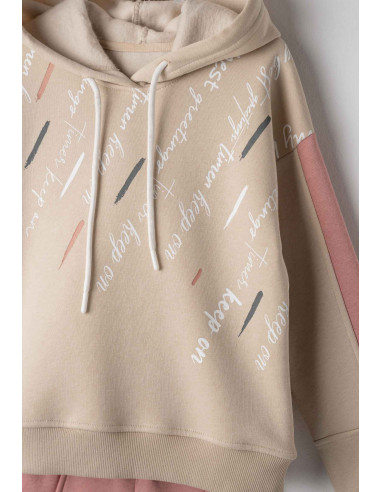 EBITA FASHION Παιδικό Σετ Φόρμα 2τμχ Μπεζ