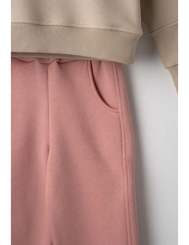 EBITA FASHION Παιδικό Σετ Φόρμα 2τμχ Μπεζ