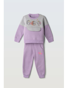 EBITA FASHION Παιδικό Σετ Φόρμα 2τμχ Λιλά