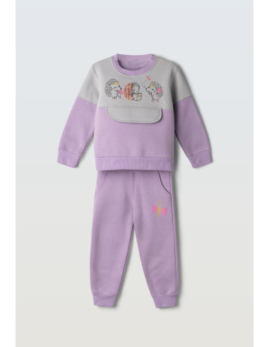 EBITA FASHION Παιδικό Σετ Φόρμα 2τμχ Λιλά