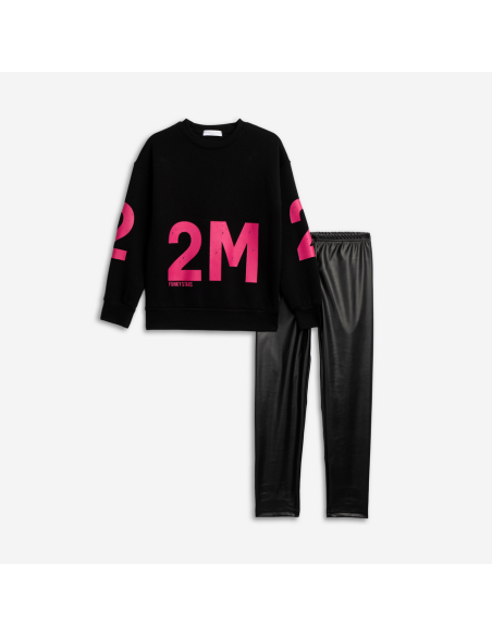 FUNKY FOR BABY Παιδικό Σετ Κολάν 2τμχ Μαύρο